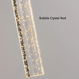 LumiGlas – Luxuriöse LED-Wandleuchte mit Kristall-Bubble-Stab