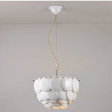 Französischer Handgefertigter Luxus-Keramikkronleuchter