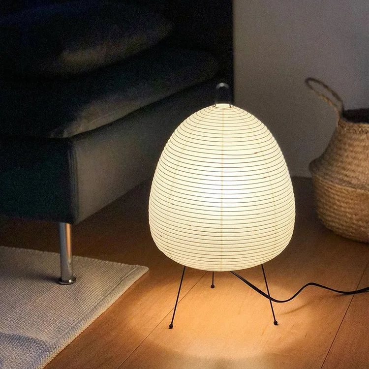 Japanische Lampe aus Reispapier