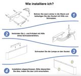 Lumea DualGlow Wandleuchte – Stilvolle LED-Beleuchtung für ein Modernes Ambiente