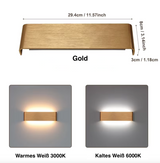 Lumea DualGlow Wandleuchte – Stilvolle LED-Beleuchtung für ein Modernes Ambiente