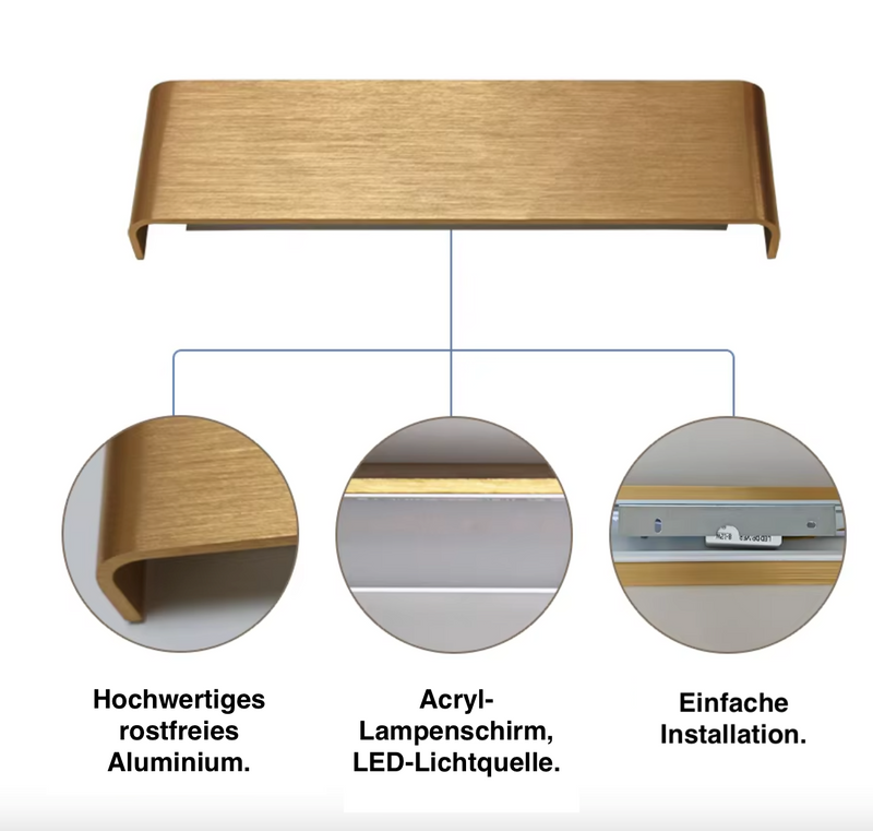 Lumea DualGlow Wandleuchte – Stilvolle LED-Beleuchtung für ein Modernes Ambiente