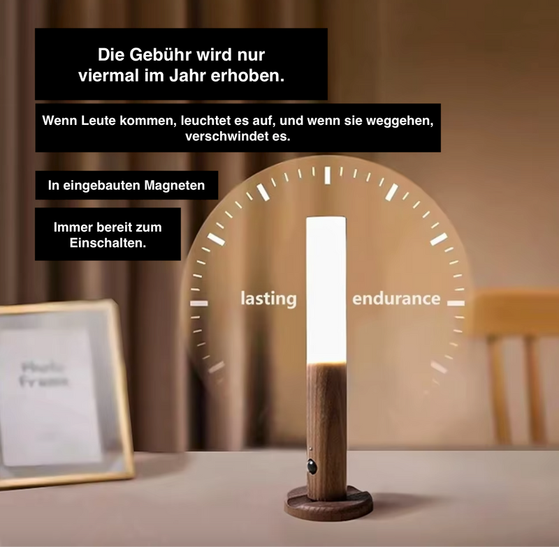 LumiSense – Kabellose Wiederaufladbare Wandleuchte mit Bewegungssensor