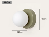 LumiGlobe – Moderne skandinavische Pendelleuchte mit Glasschirm