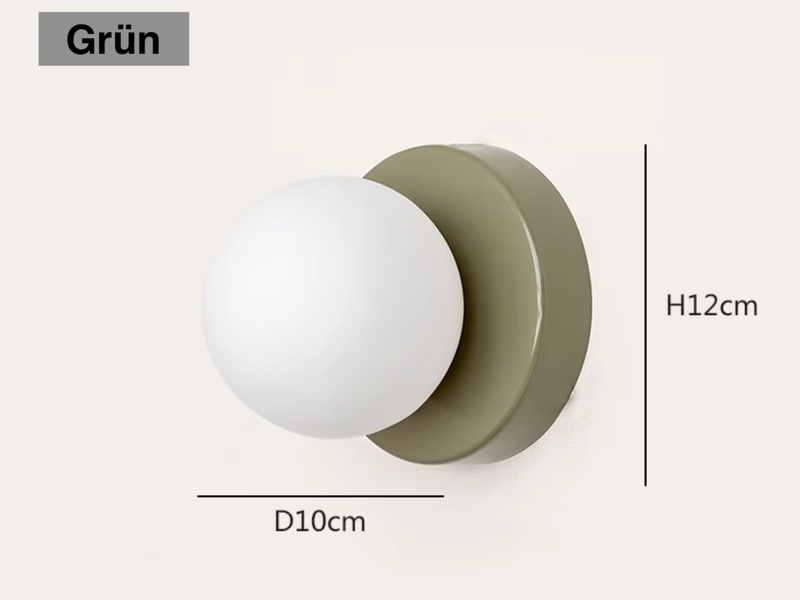 LumiGlobe – Moderne skandinavische Pendelleuchte mit Glasschirm