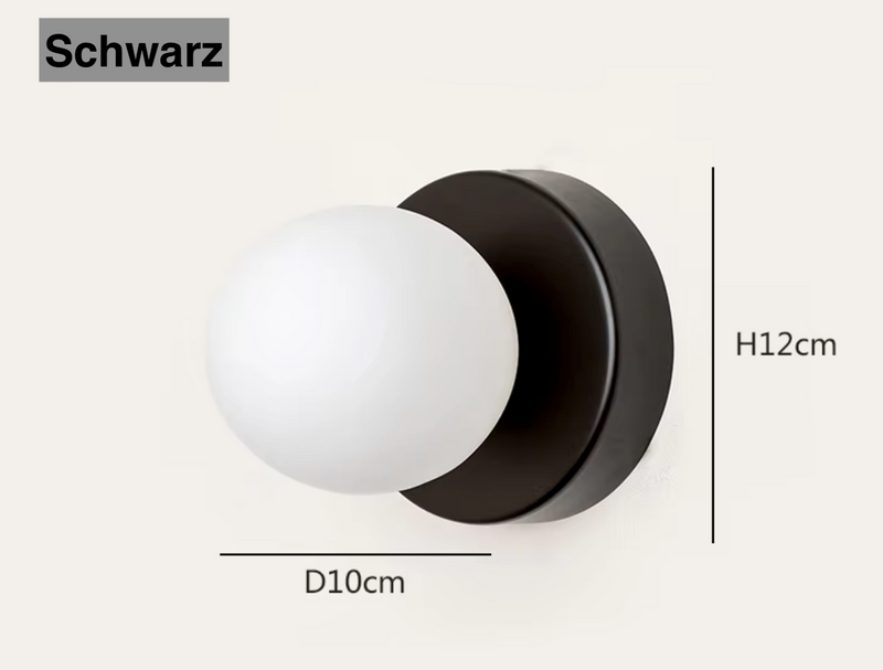 LumiGlobe – Moderne skandinavische Pendelleuchte mit Glasschirm