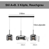 LumiGlow – Elegante Pendelleuchte aus Glasstein mit LED