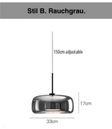 LumiGlow – Elegante Pendelleuchte aus Glasstein mit LED