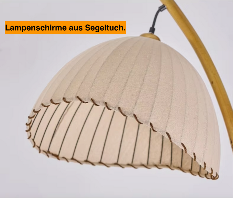 ZenGlow Wabi-Sabi LED Stehlampe – Nordisches & Japanisches Design für eine Ruhige Atmosphäre
