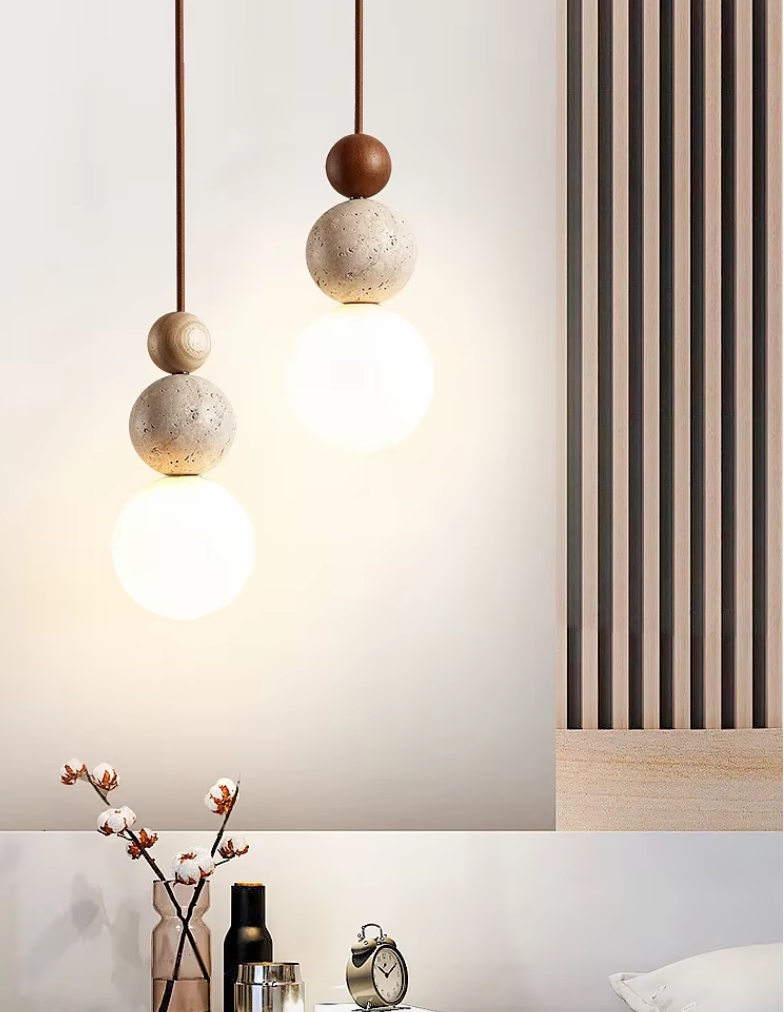 Moderne Einfache Stil Travertin Pendelleuchte