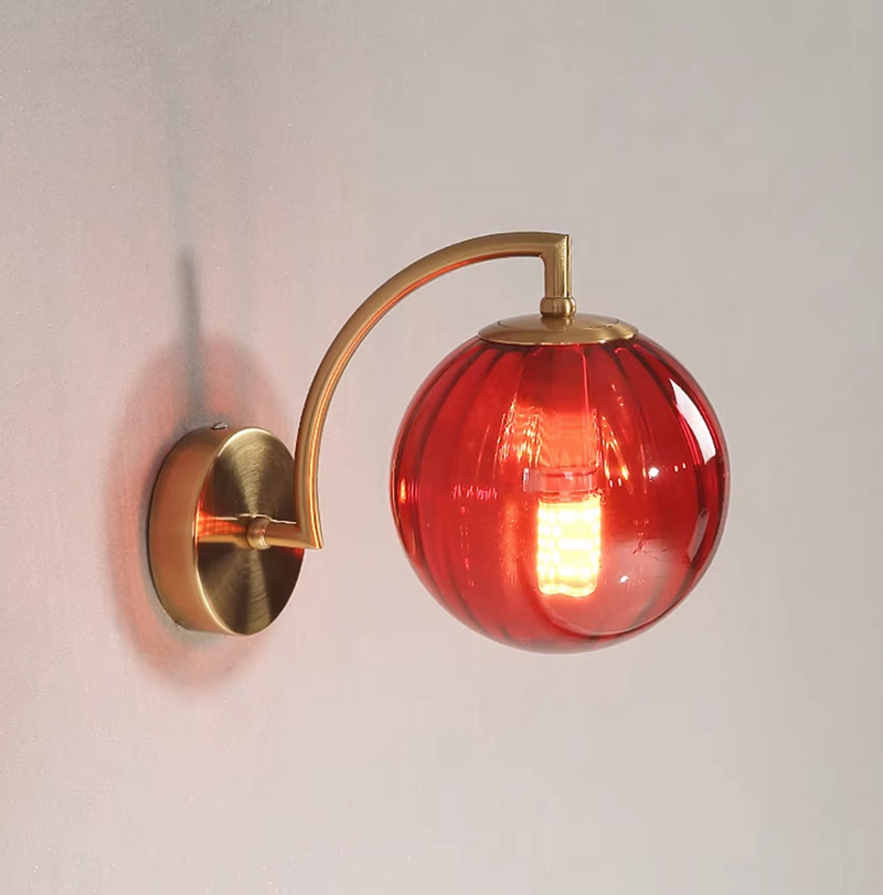 Glaslamp - LED-Wandleuchte