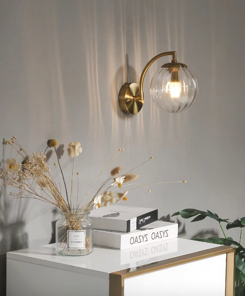 Glaslamp - LED-Wandleuchte