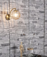 Glaslamp - LED-Wandleuchte