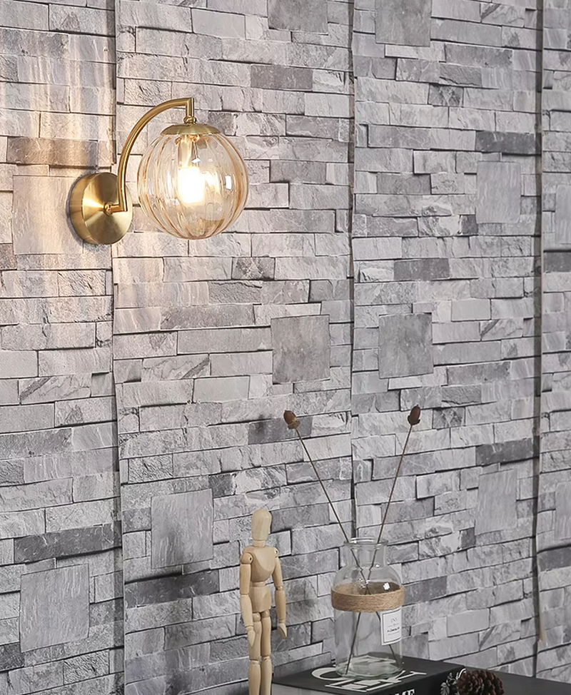 Glaslamp - LED-Wandleuchte