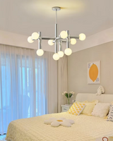 Skandinavischer Stil Glaskugel-Kronleuchter