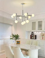 Skandinavischer Stil Glaskugel-Kronleuchter