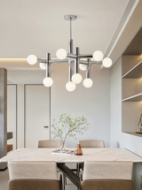 Skandinavischer Stil Glaskugel-Kronleuchter