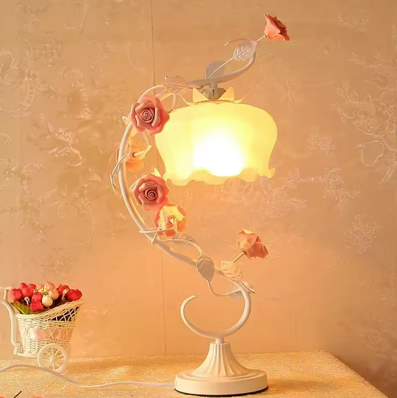 RosaGlo - Stilvolle überdachte Rosenlampe