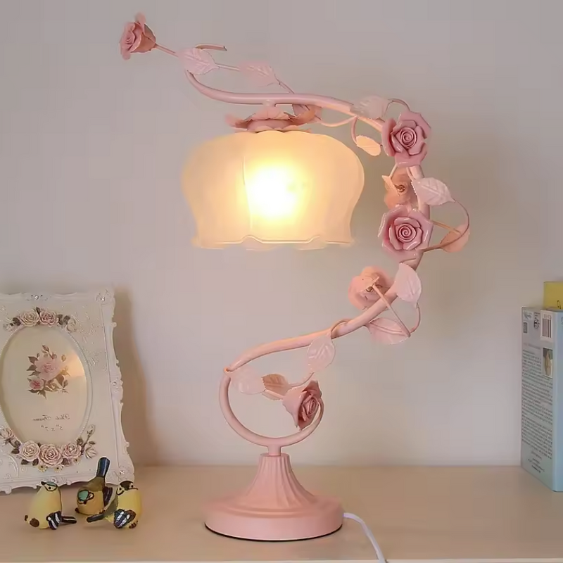 RosaGlo - Stilvolle überdachte Rosenlampe