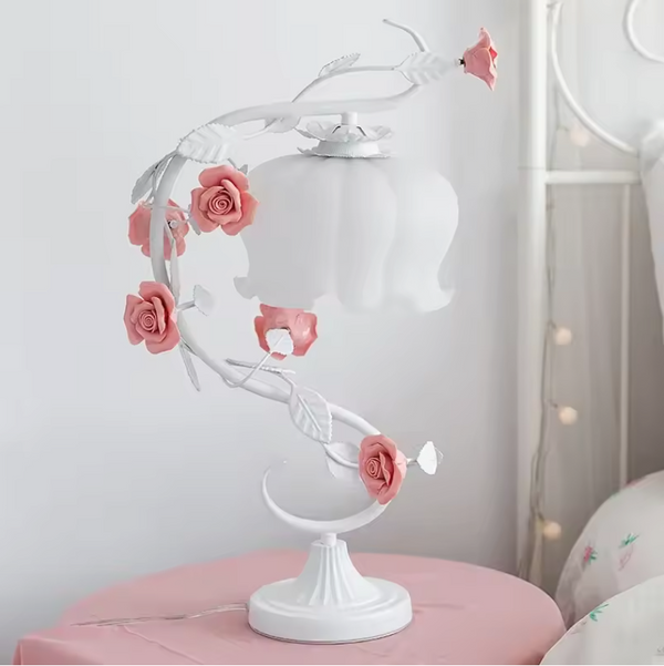 RosaGlo - Stilvolle überdachte Rosenlampe