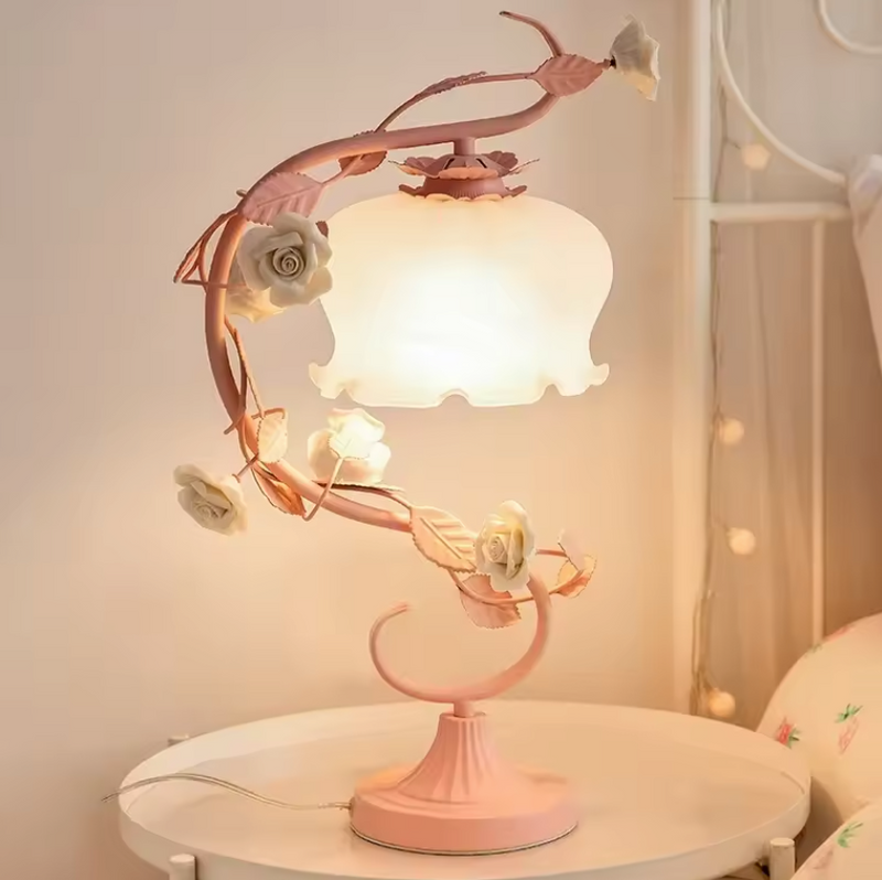 RosaGlo - Stilvolle überdachte Rosenlampe