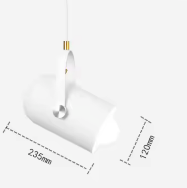 Moderne nordische Winkeltropfenleuchte