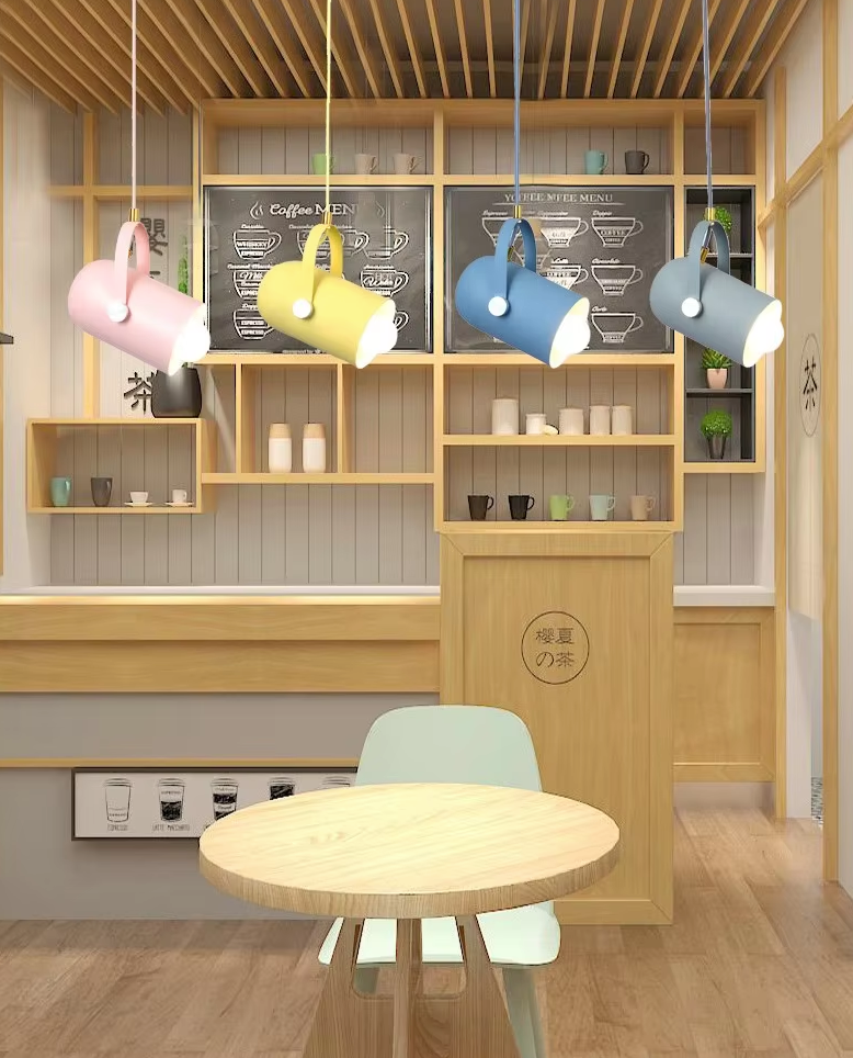 Moderne nordische Winkeltropfenleuchte