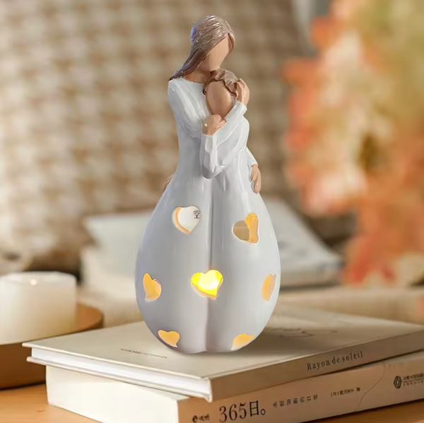 Romantische beige Tischlampe