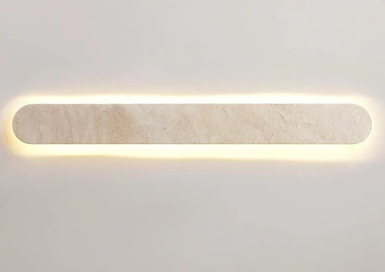 StoneGlow Recta – Moderne Wandleuchte aus Naturstein