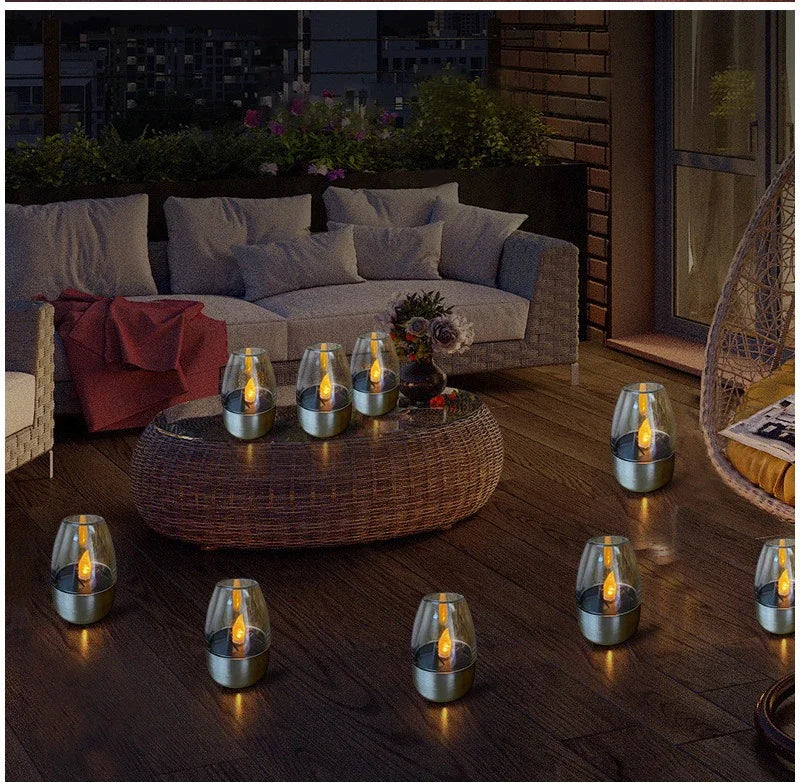 LumiVibe Solar LED Kerze