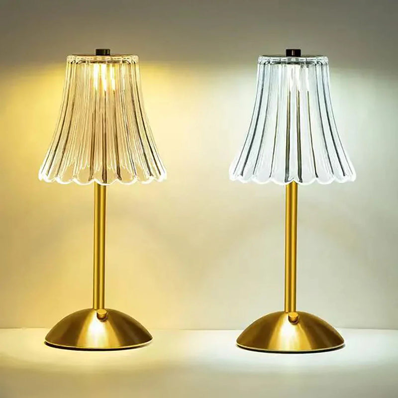 Aurora CrystalTouch – Klassische Kristall-LED-Tischlampe mit Touchbedienung