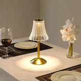 Classic Gold Kristall Tischlampe