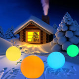 LumiGlow LED Gartenkugel – 16 Farben, Fernbedienung & Wiederaufladbar