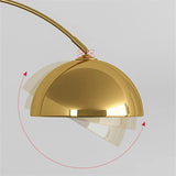 Nordic Arc Luxe Stehlampe – Minimalistische LED Stehleuchte mit Marmorbasis