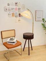 Moderne Holz-Stativ-Stehlampe