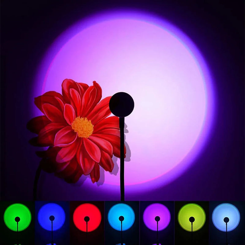 SunGlow USB Sunset LED Projektor