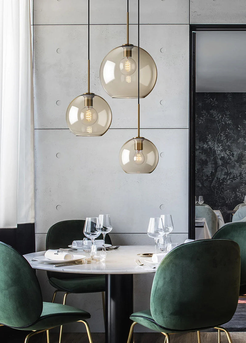 LumiLoft Glas Pendelleuchte