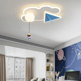 CosmoGlow LED Astronauten Wolken-Deckenleuchte