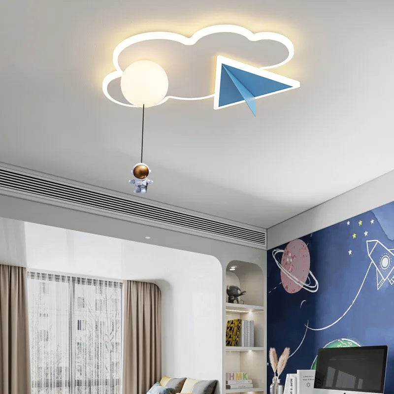 CosmoGlow LED Astronauten Wolken-Deckenleuchte