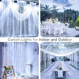 LumiCurtain USB LED Vorhanglichter mit Fernbedienung