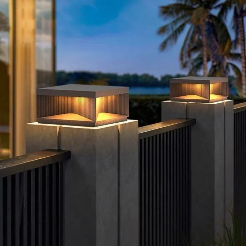 LuxoBox LED Garten-Pfeilerleuchte