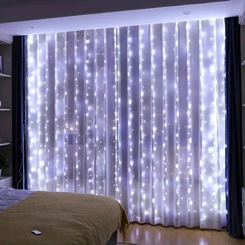 LumiCurtain USB LED Vorhanglichter mit Fernbedienung