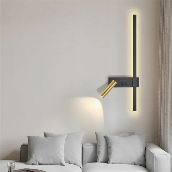 AuroraLuma Nordic Dual LED Wandleuchte