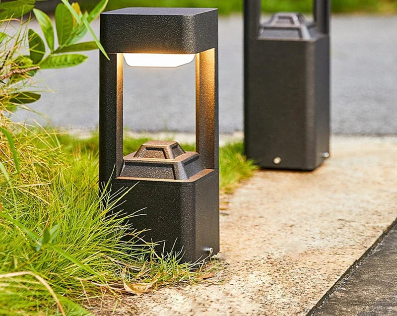 LumiPad Moderne LED Gartenlampe – Minimalistisches IP55 Außenlicht für Garten, Einfahrt, Hof & Landschaft