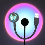 SunGlow USB Sunset LED Projektor