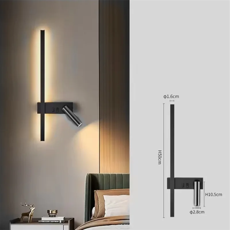 AuroraLuma Nordic Dual LED Wandleuchte