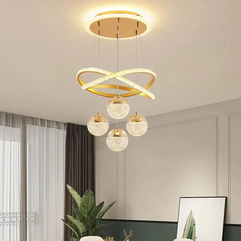 LumaCrest LED Pendelleuchte – Modernes Art Deco-Design für Esszimmer und Wohnzimmer