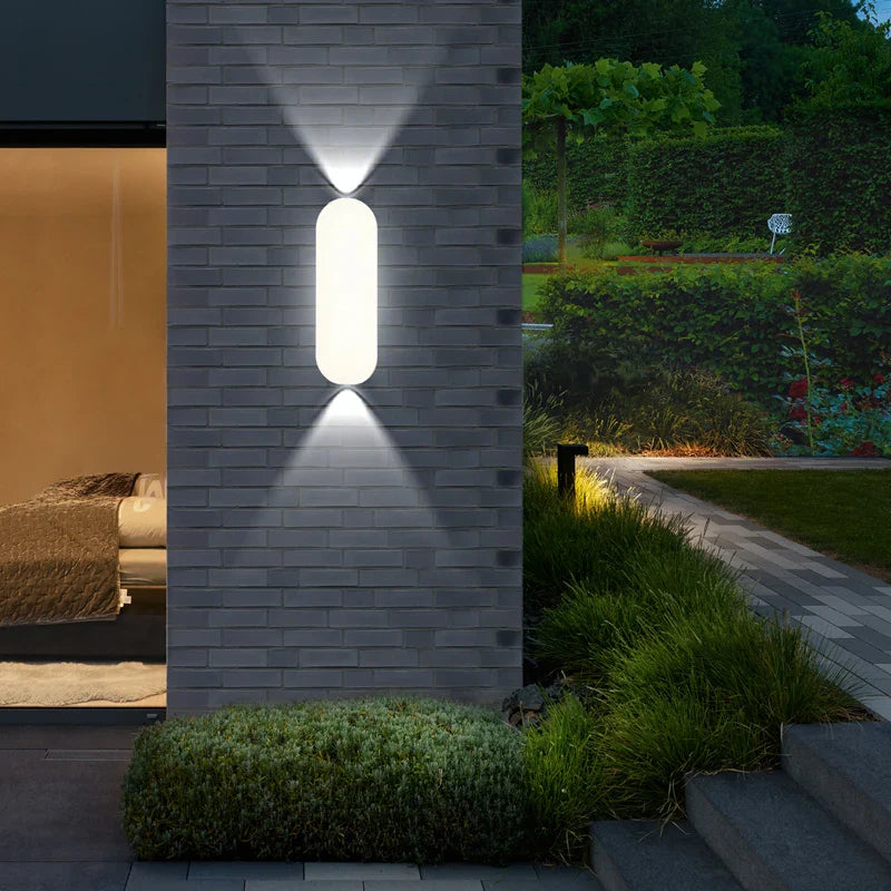 NordiLux LED Wandleuchte – Wasserdichte Moderne Außen-/Innenlampe für Garten, Flur & Schlafzimmer (7W / 10W)