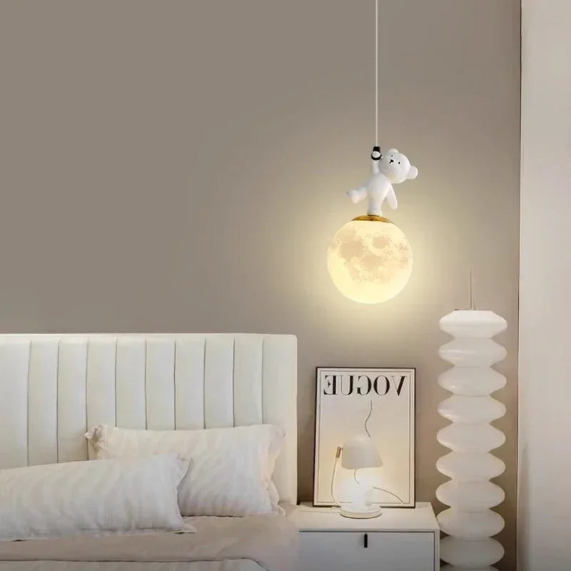 Nordic Bear Glow – Verspielte LED-Hängeleuchte für Kinderzimmer & Kreativräume