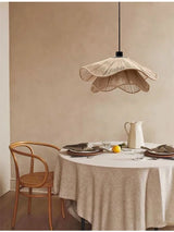 WabiRope Aura: Scandinavische Wabi Sabi Hennep Touw Hanglamp